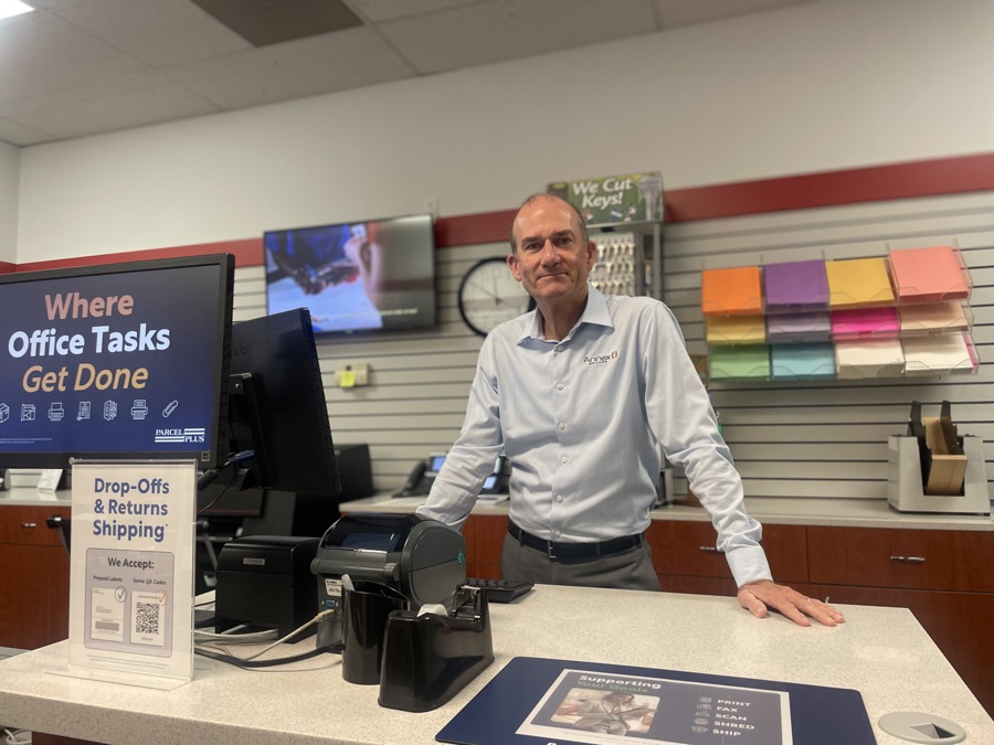 Annex Brands CEO Patrick Edd at the company HQ in San Diego. Photo by Madison Geering, San Diego Business Journal.